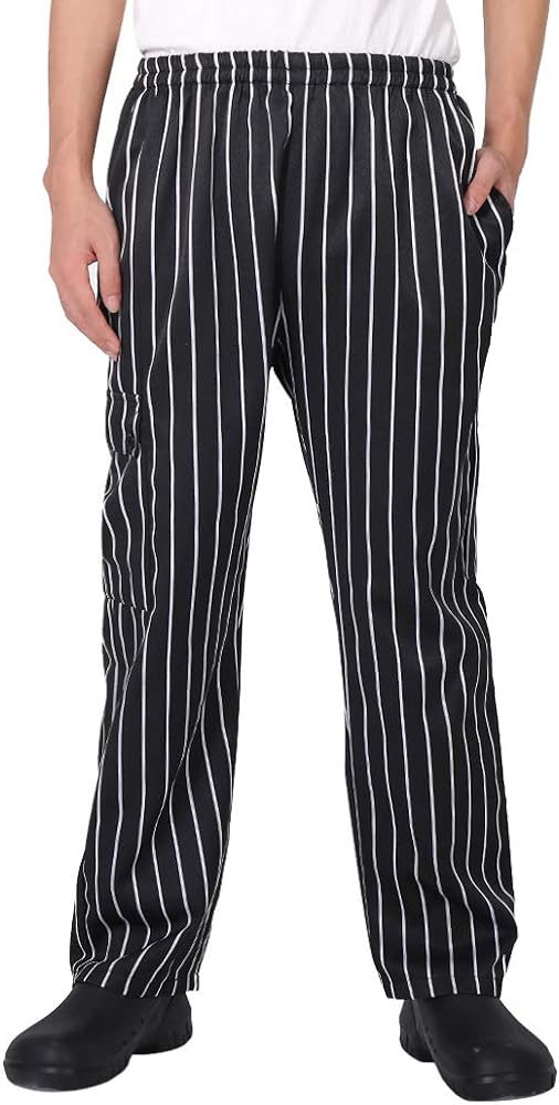 Striped Chef Pants